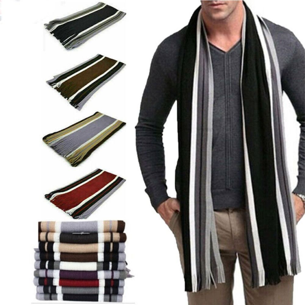 Syal pria kasmir, syal panjang - Muffler Men Wool ulasan dan harga