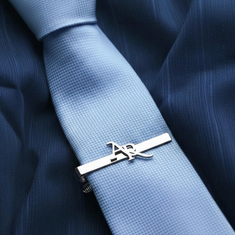 Set Klip Dasi Baja Tahan Karat - Tie Clip Silver ulasan dan harga