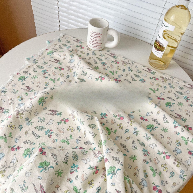 Kain Viscose Bermotif Bunga Po - Woven Scarf Blanket ulasan dan harga